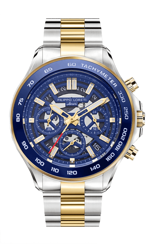 Ascari Monza Black Rose Tiger Rubber | Filippo Loreti Watch