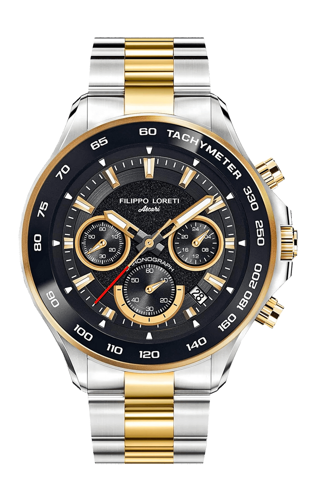 Ascari Monza Two Tone Black Gold Steel
