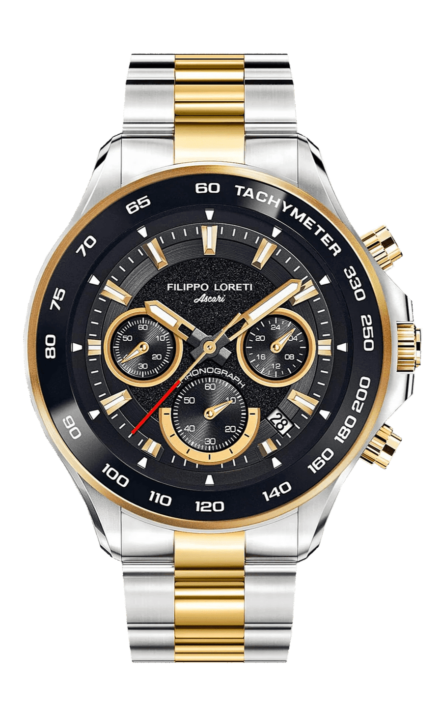 Ascari Monza Two Tone Black Gold Steel