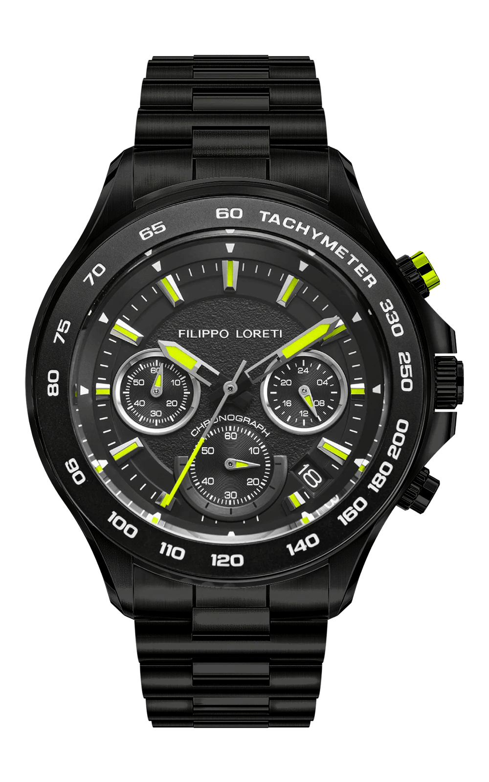 Ascari NightYellow Racer Black Bracelet