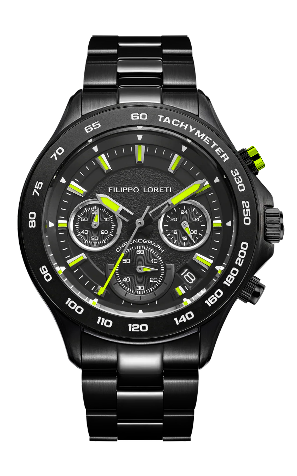 Ascari NightYellow Racer Black Bracelet