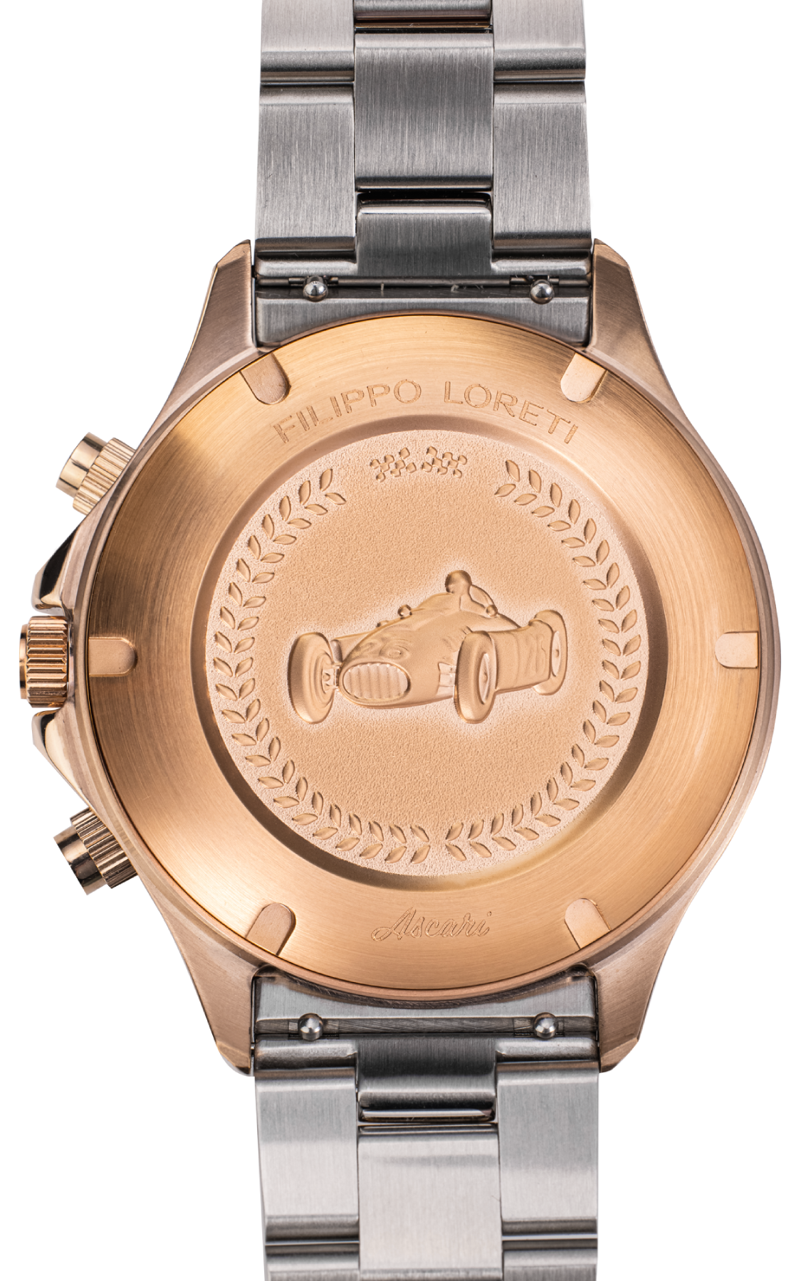 Ascari Arabic Dial Two Tone Rose Gold