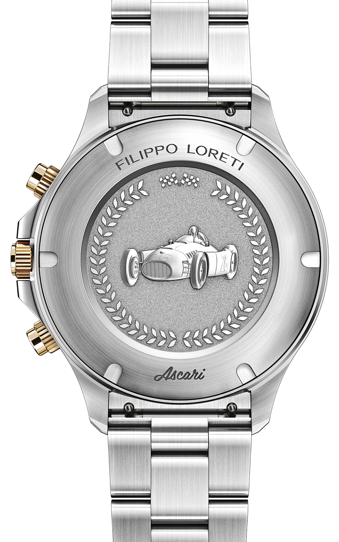 Ascari Arabic Dial Two Tone Gold