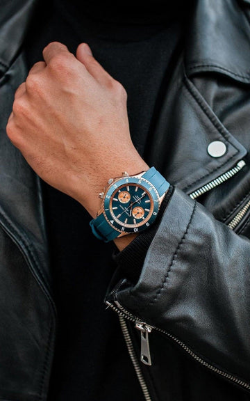Ascari Indigo Rose Gold Rubber - Filippo Loreti