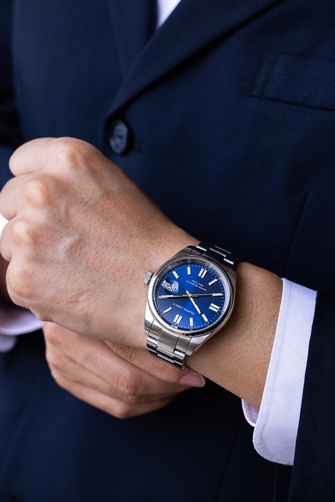 Attache Steel Blue - Filippo Loreti