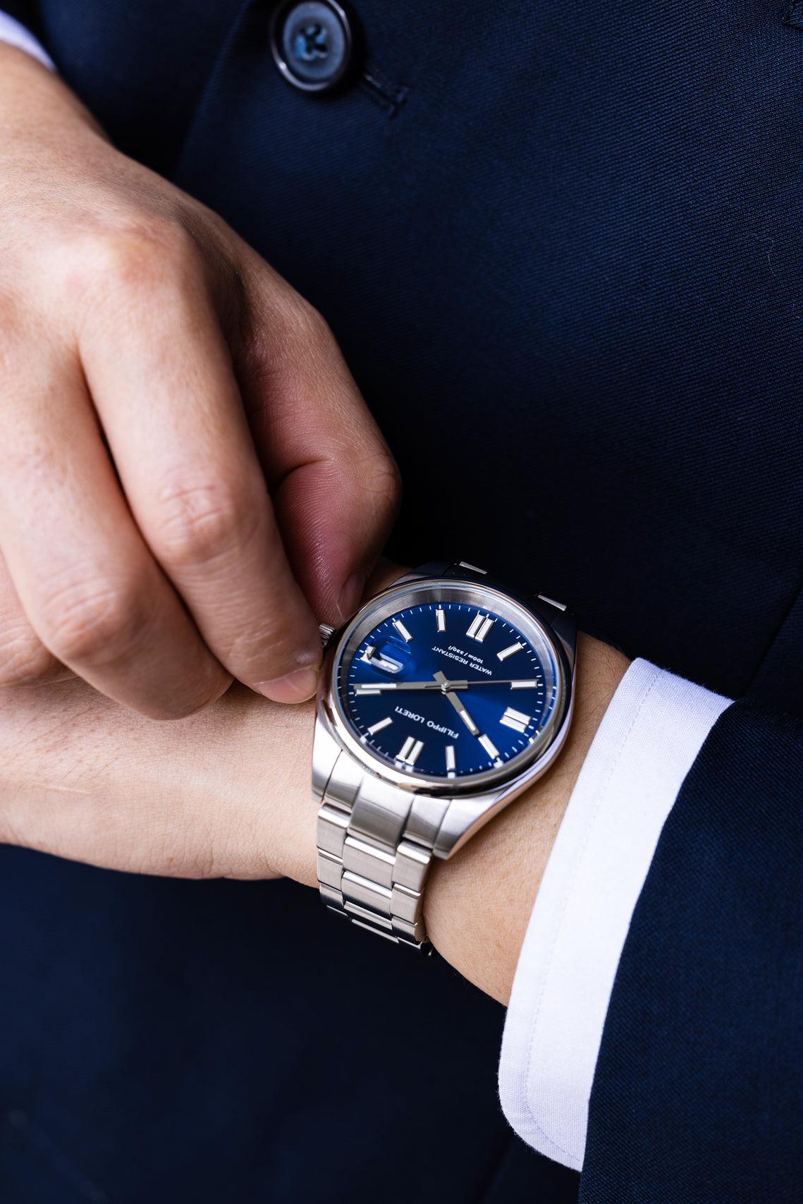 Attache Steel Blue - Filippo Loreti