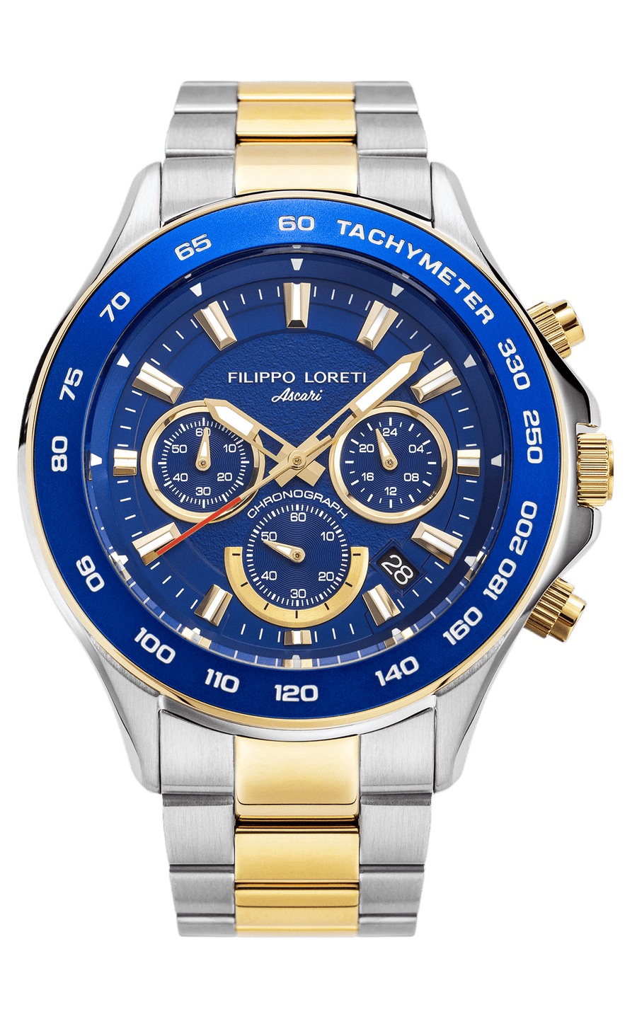Ascari Monza Two Tone Blue Gold Large Edition