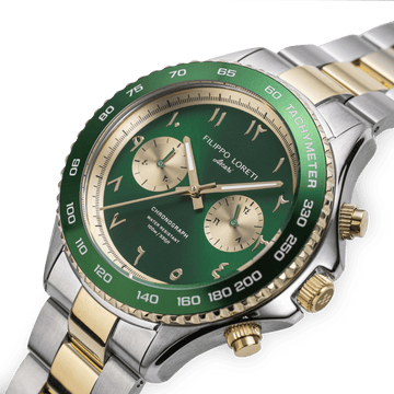 Ascari Arabic Dial Two Tone Gold