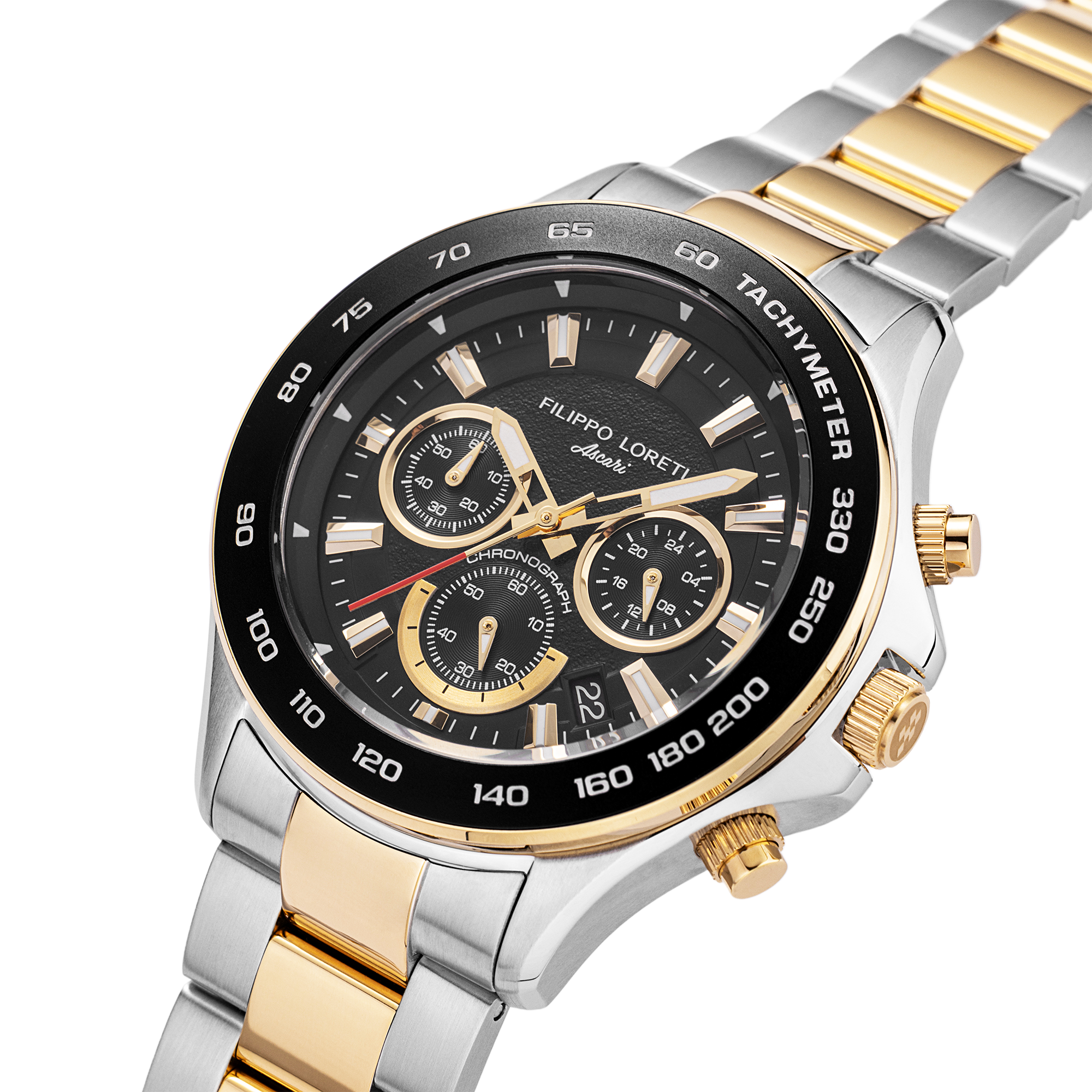 Ascari Monza Two Tone Black Gold Large Edition