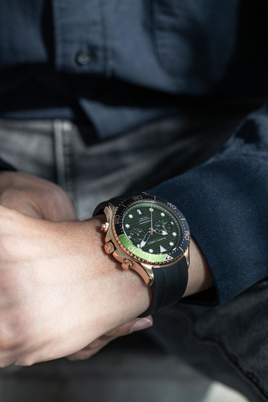 Marino Gold Black Rubber - Filippo Loreti