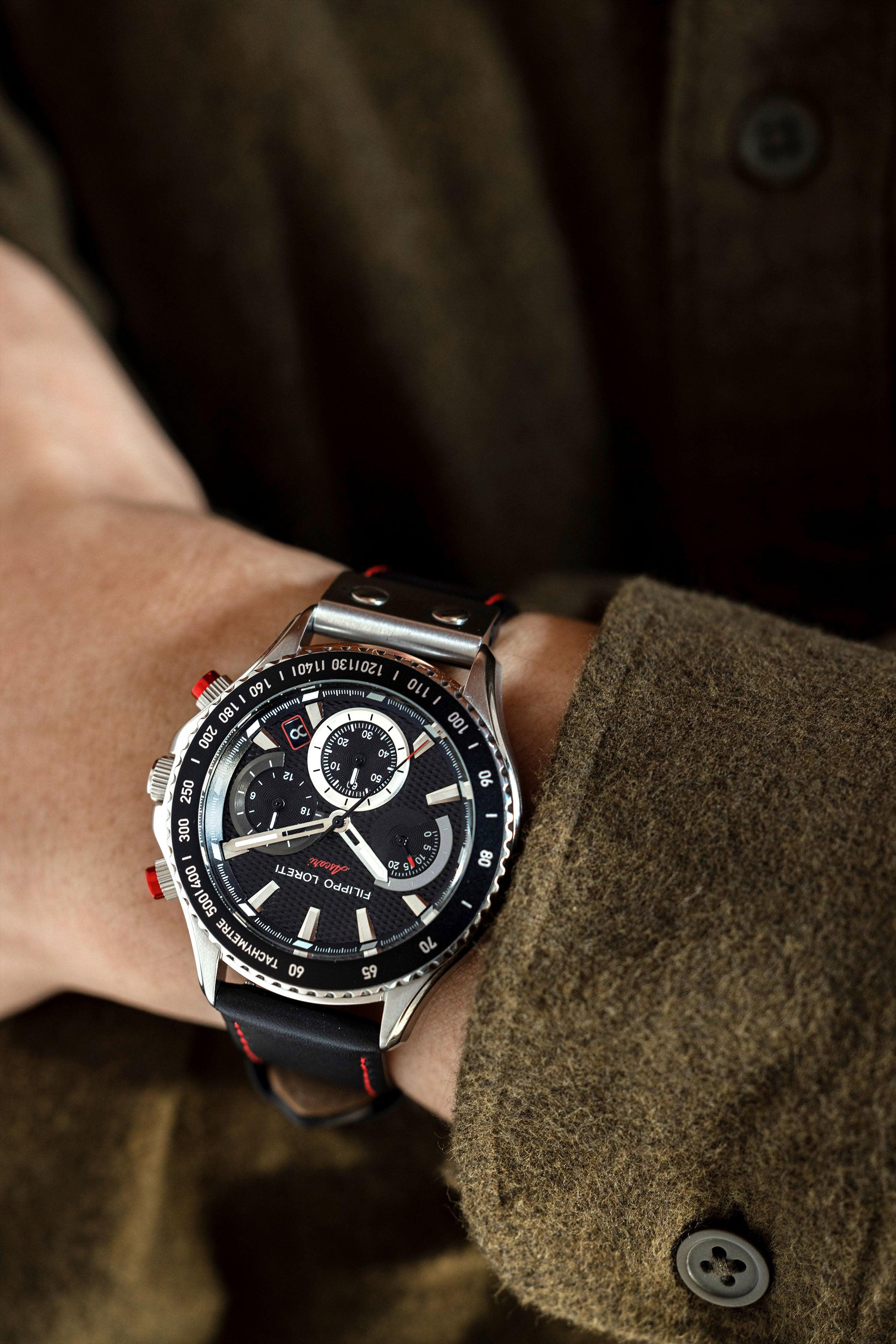 Ascari Sport Steel Black Leather - Filippo Loreti