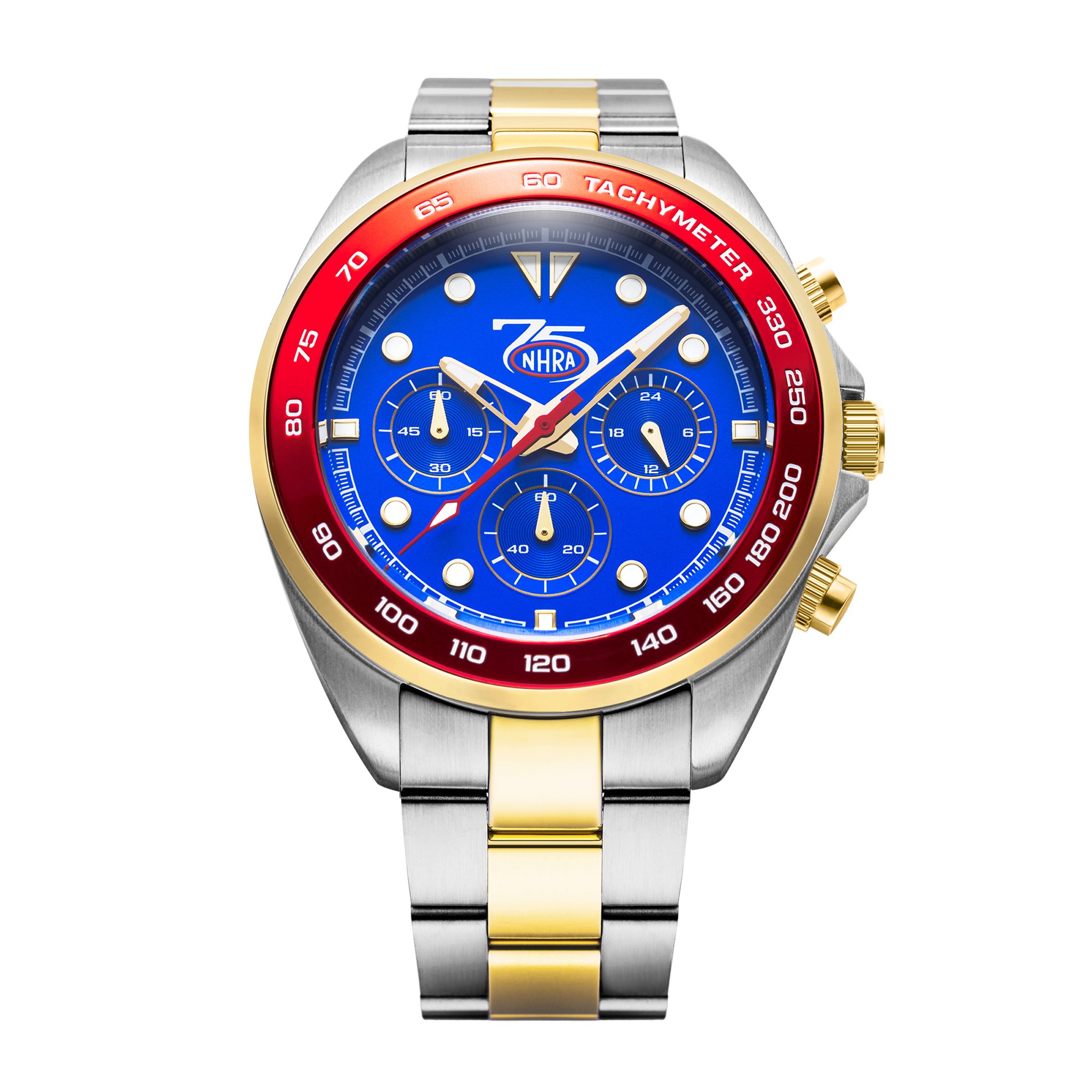 NHRA 75 Red & Blue Chronograph
