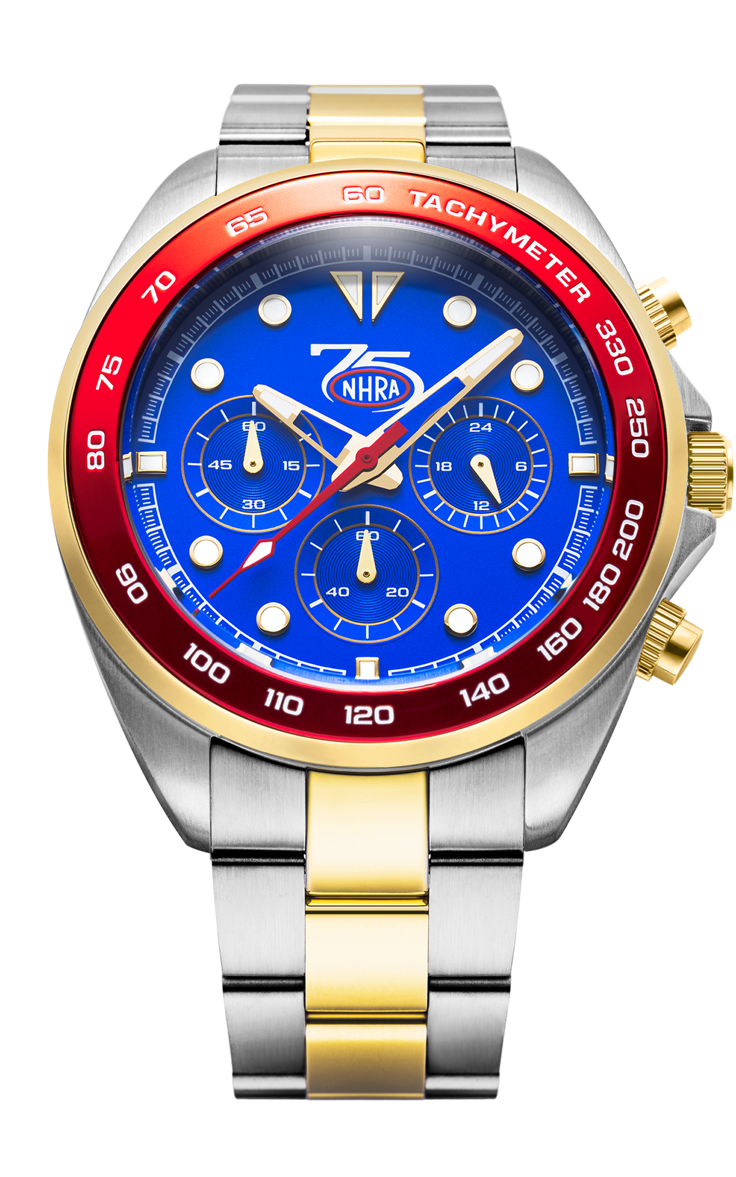 NHRA 75 Red & Blue Chronograph