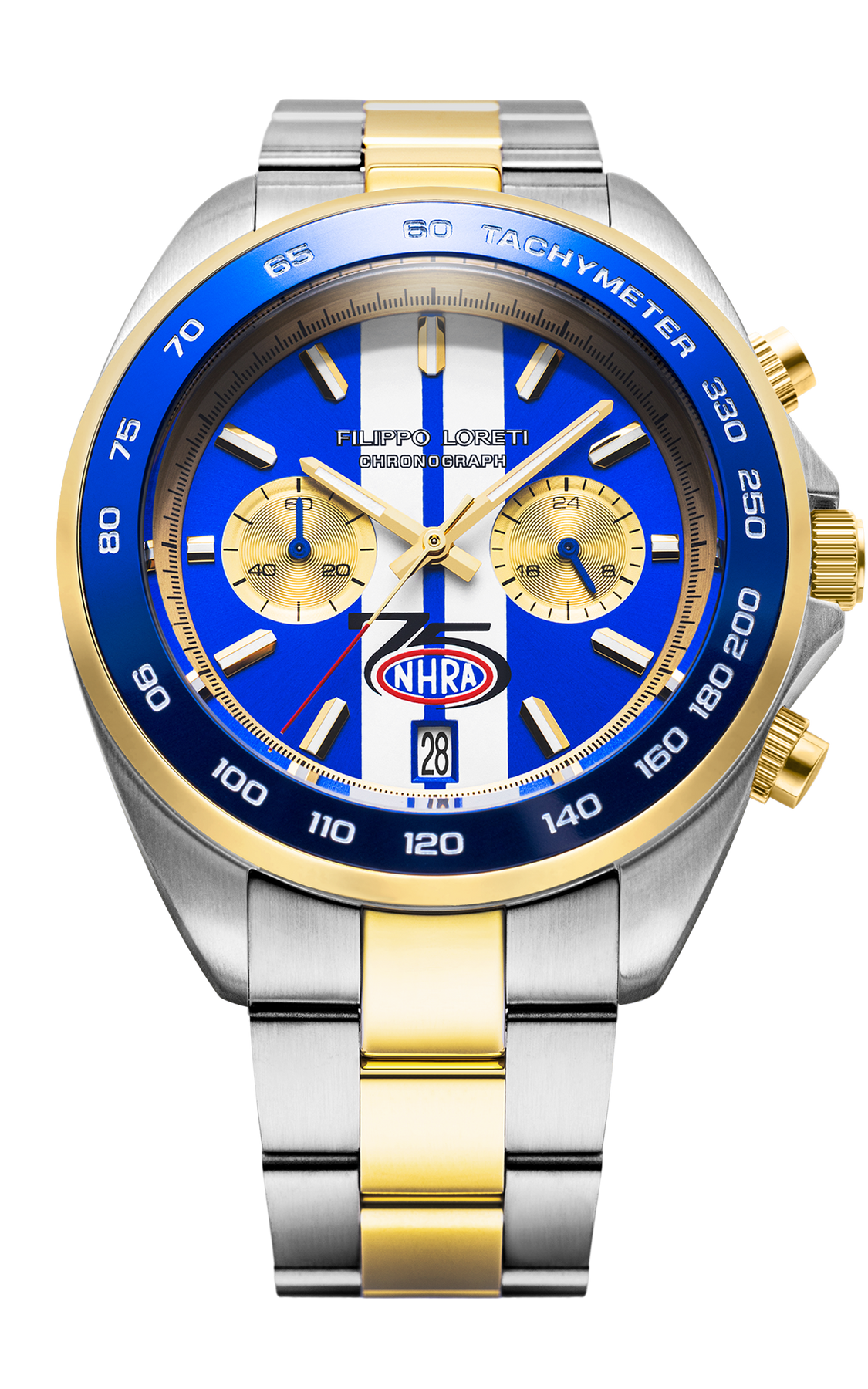 PHILTRE PHILIAセット NHRA 75 White Stripes Chronograph – Filippo Loreti Watches