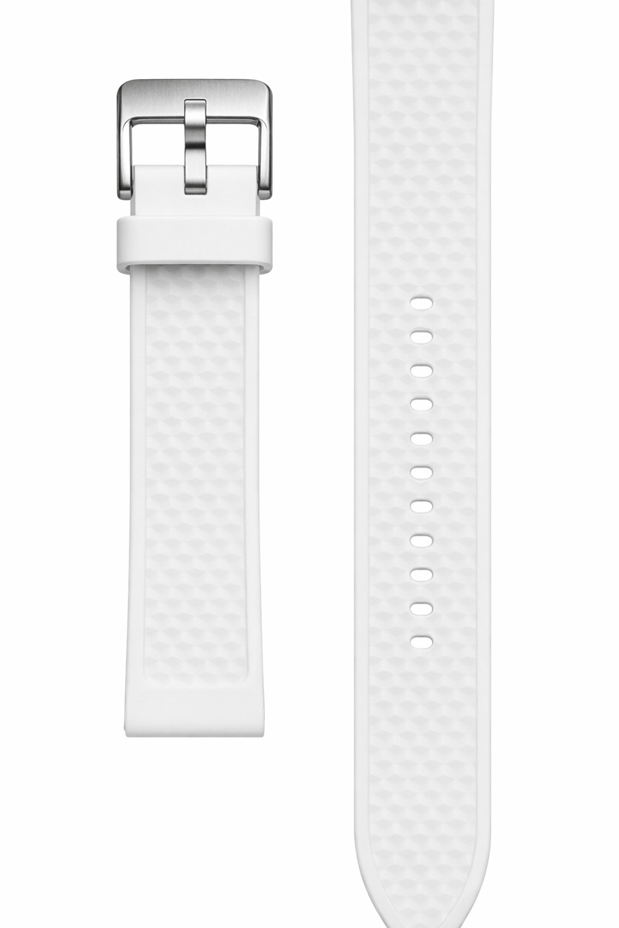 White Rubber Strap