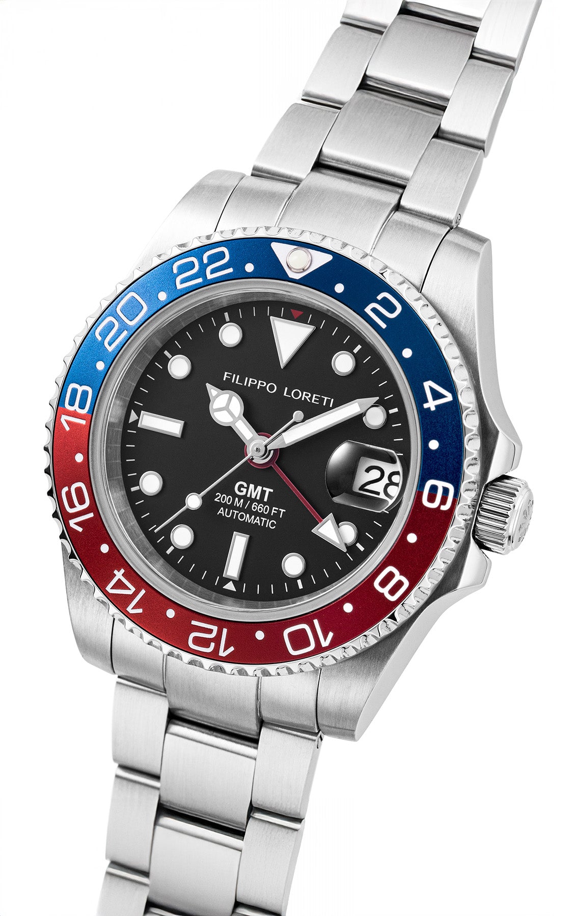 Aquadiver GMT Automatic Red & Blue