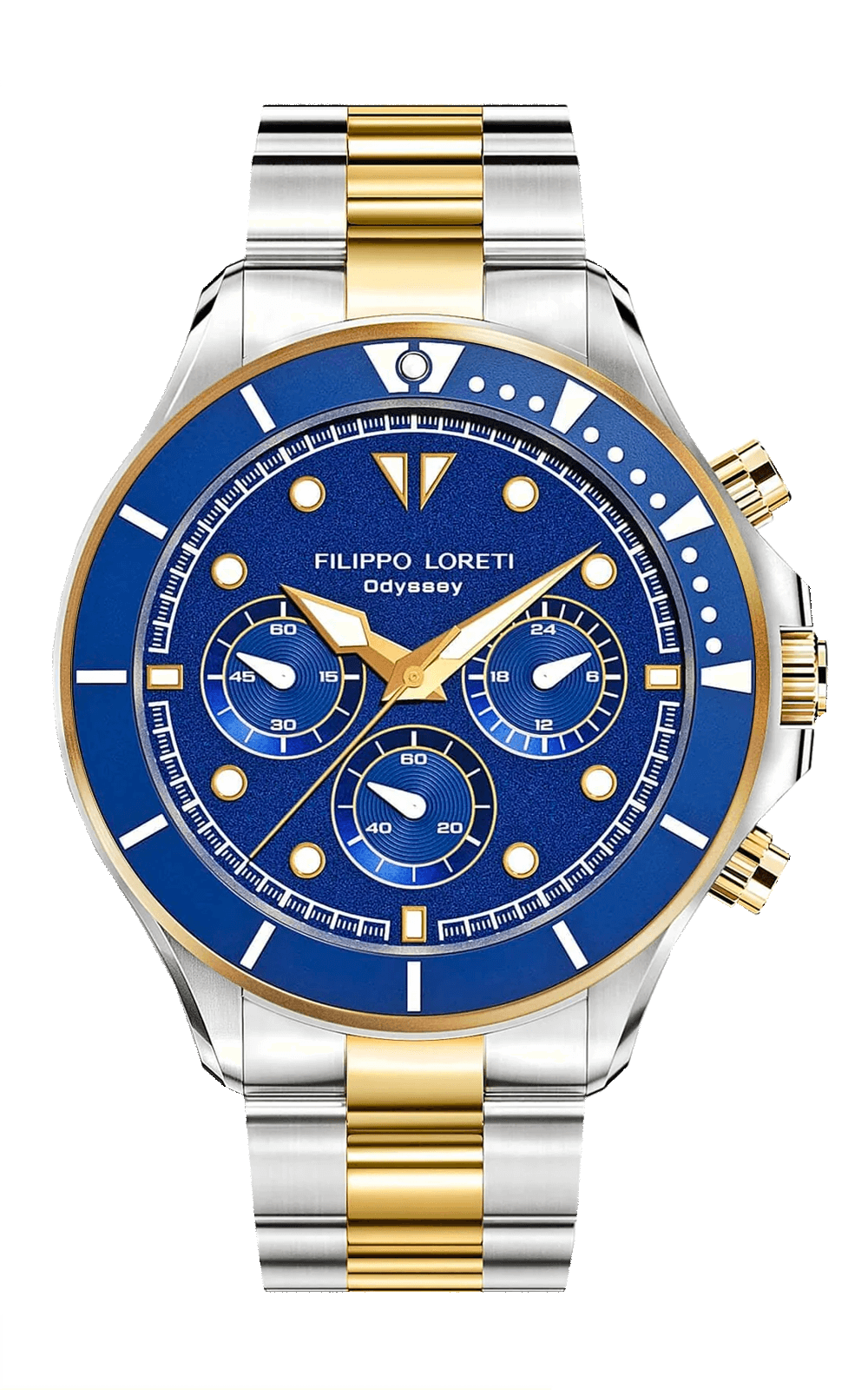 Odyssey Two Tone Gold Blue Link
