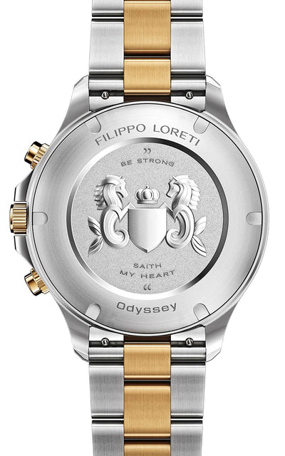 Odyssey Two Tone Gold Blue Link - Filippo Loreti