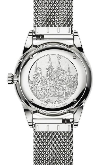 Venice Moonphase Silver Mesh - Filippo Loreti