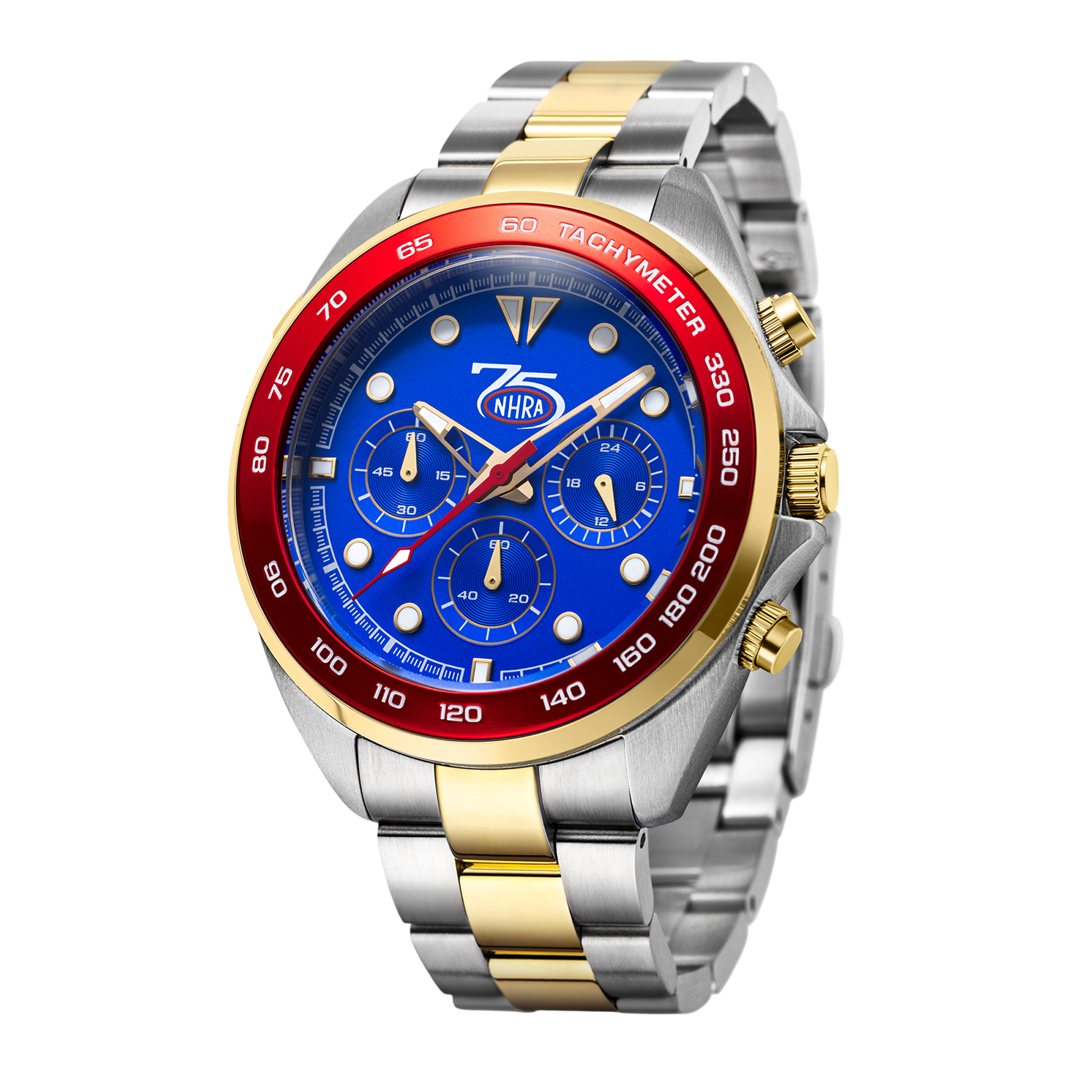 NHRA 75 Red & Blue Chronograph