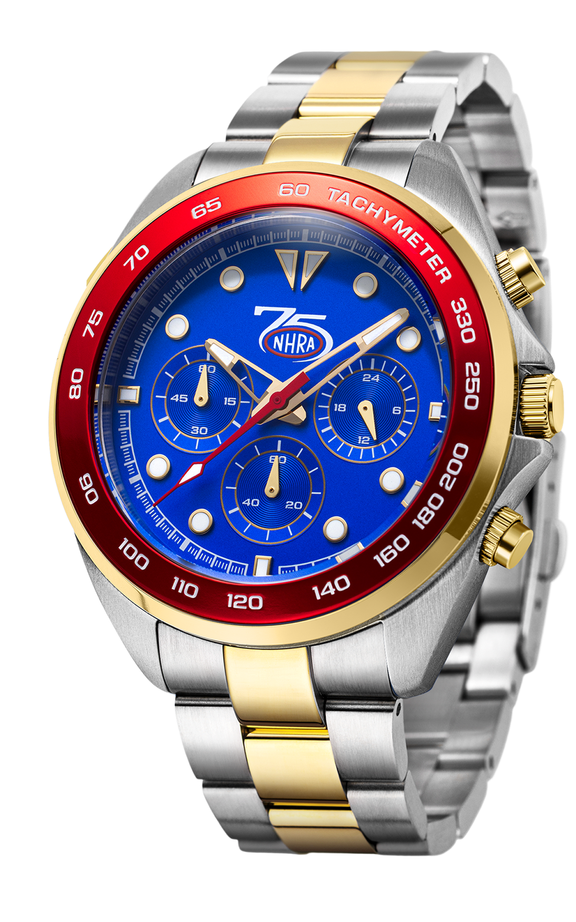 NHRA 75 Red & Blue Chronograph