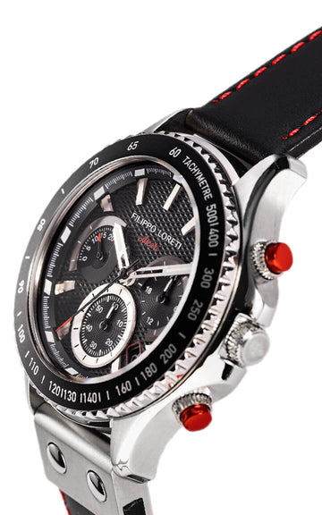 Ascari Sport Steel Black Leather