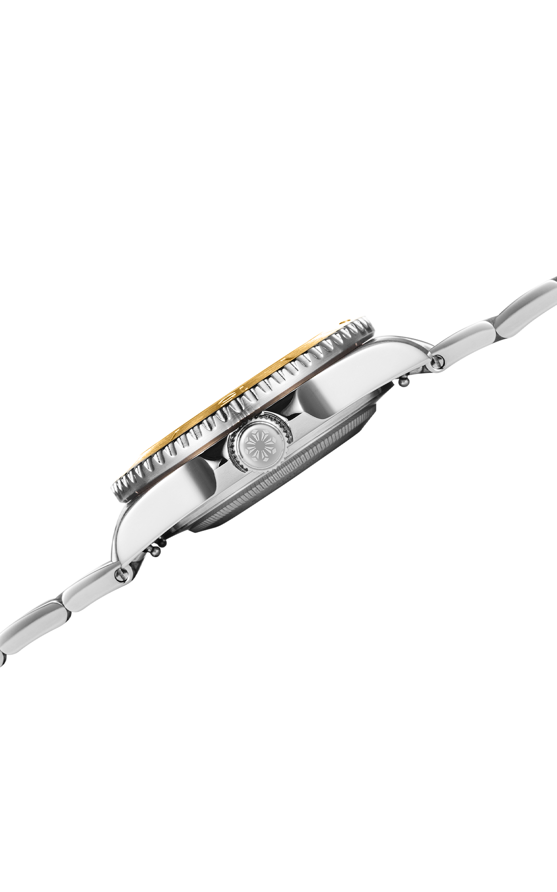 Aquadiver Skeleton Steel & Gold
