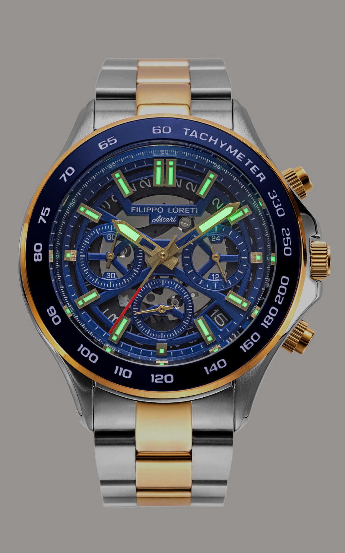 Ascari Monza Skeleton Two Tone Blue