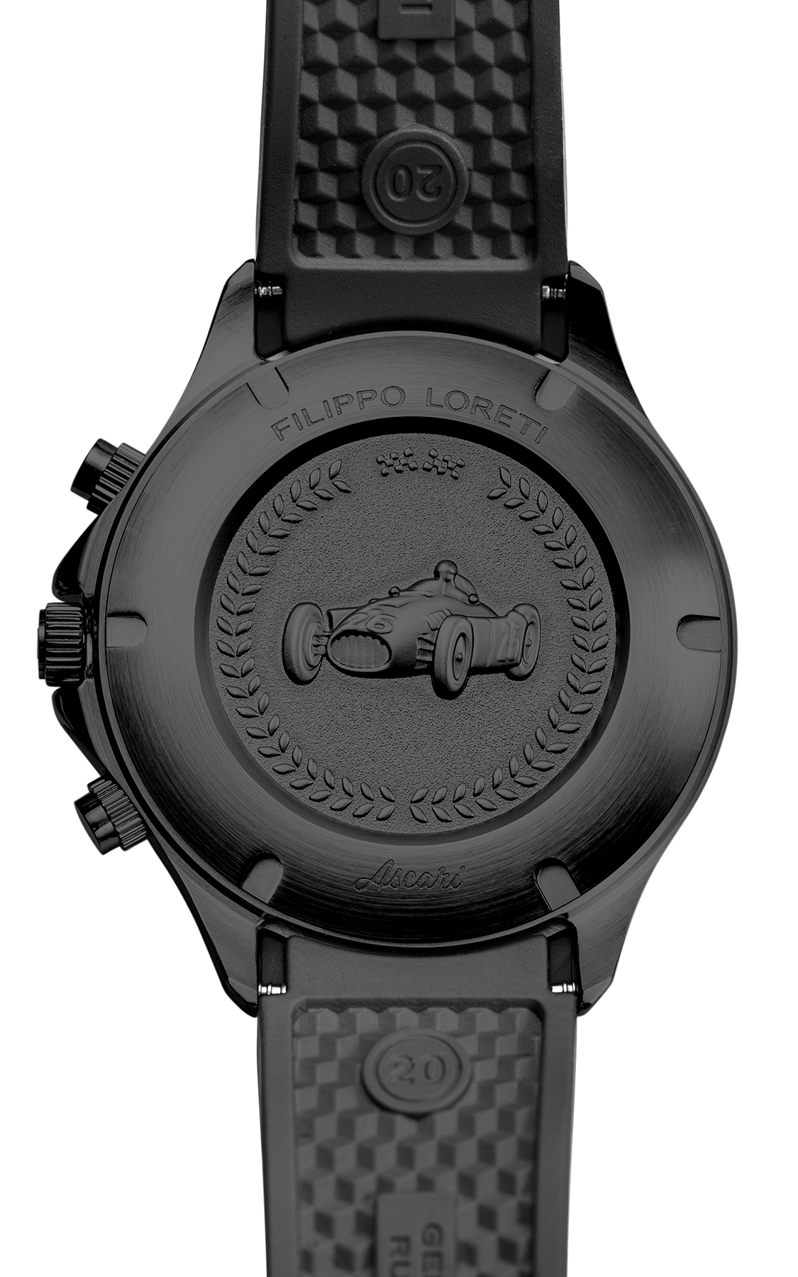Ascari Monza Skeleton All Black Rubber