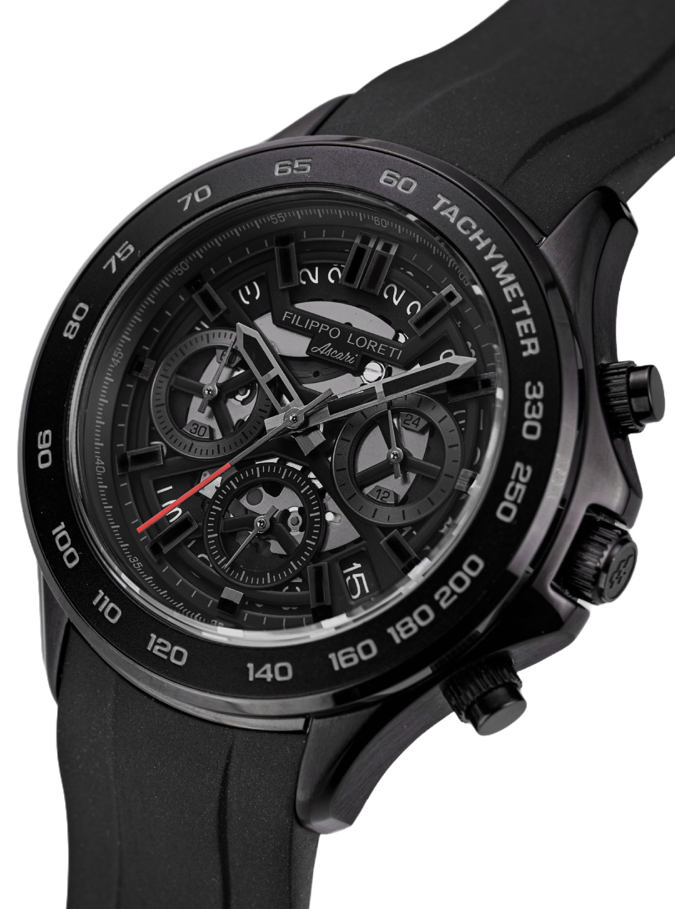 Ascari Monza Skeleton All Black Rubber