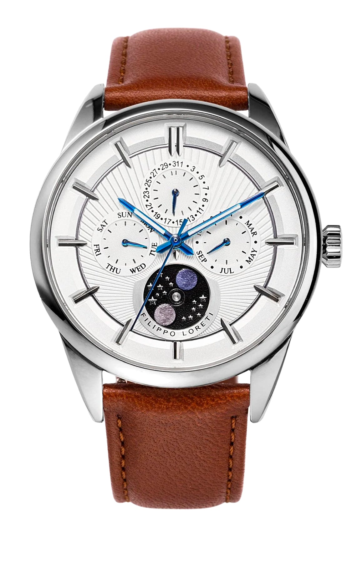 Venice Moonphase Silver Filippo Loreti Venice Automatic Watch
