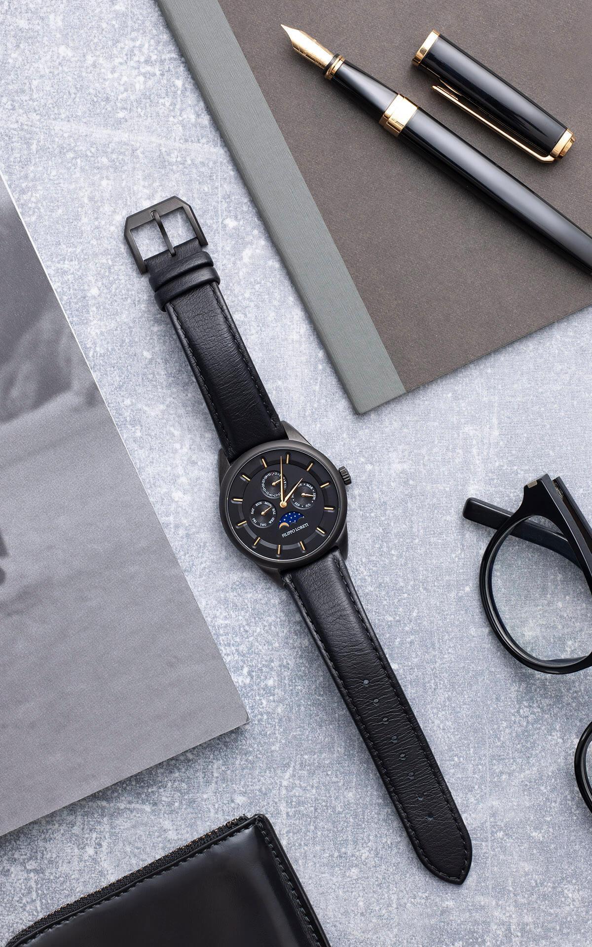 Venice Moonphase Black Gold - Filippo Loreti