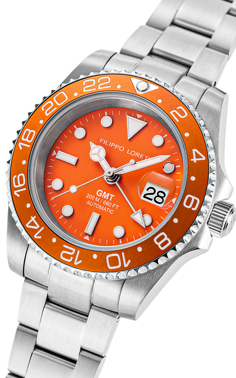 Aquadiver GMT Automatic Orange