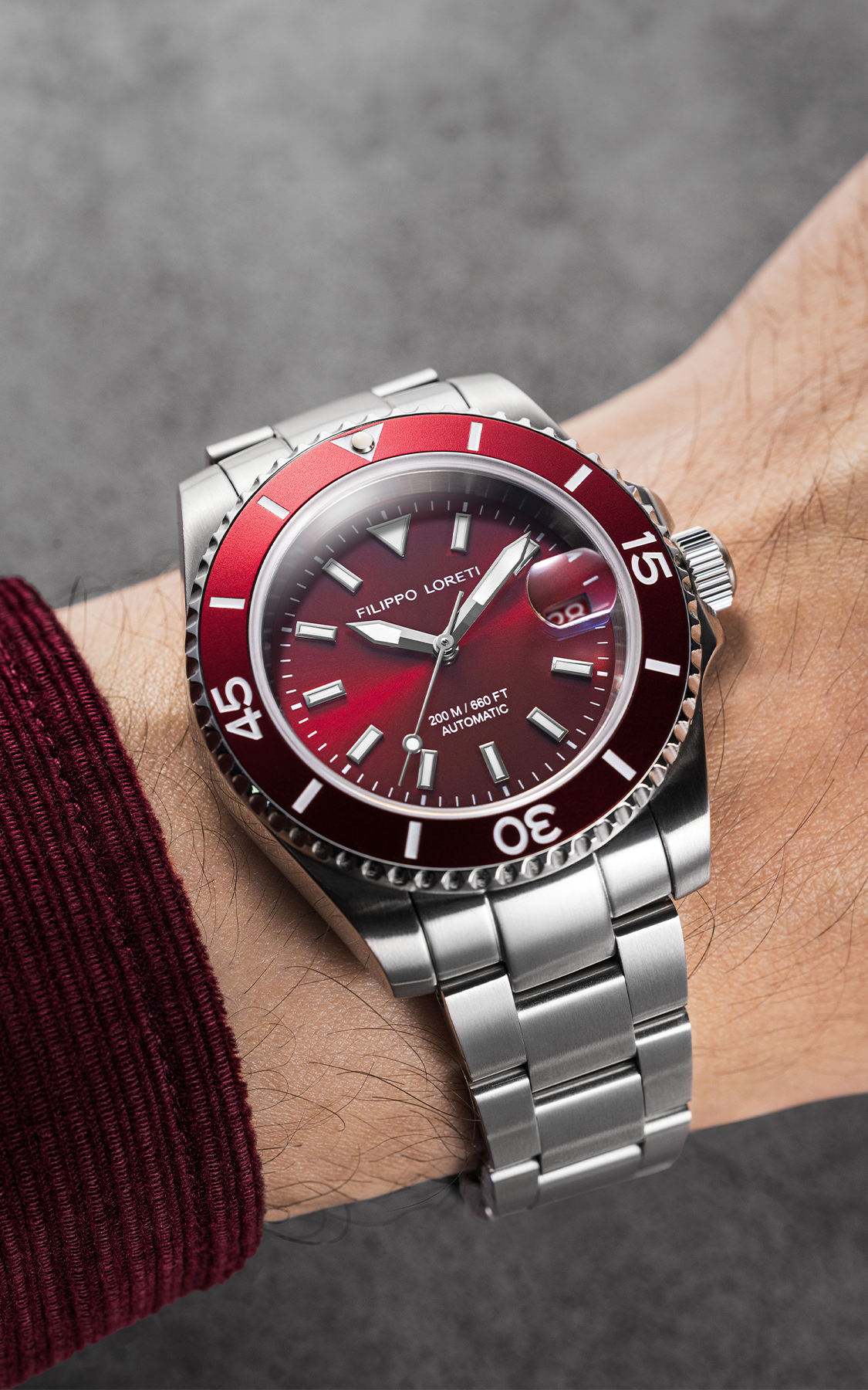 Aquadiver Burgundy Red
