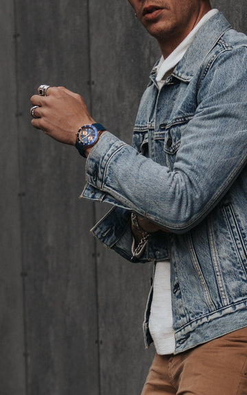 Ascari Indigo Rose Gold Rubber - Filippo Loreti