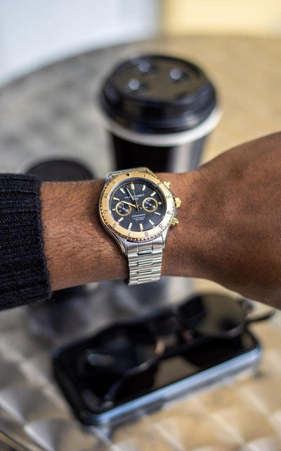 Ascari Two Tone Gold Steel Link - Filippo Loreti