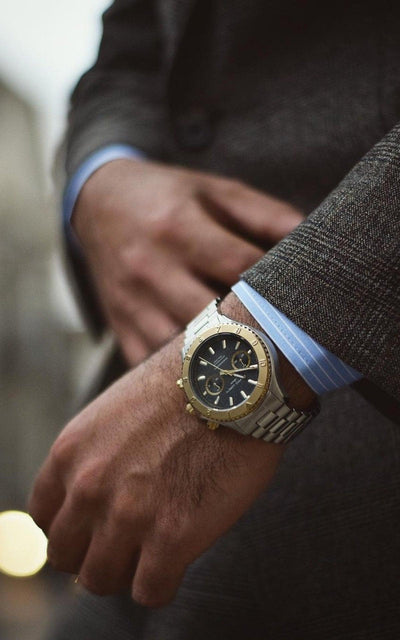 Ascari Two Tone Gold Steel Link - Filippo Loreti