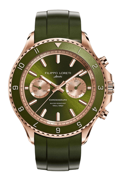 Ascari Moss Rose Gold Rubber