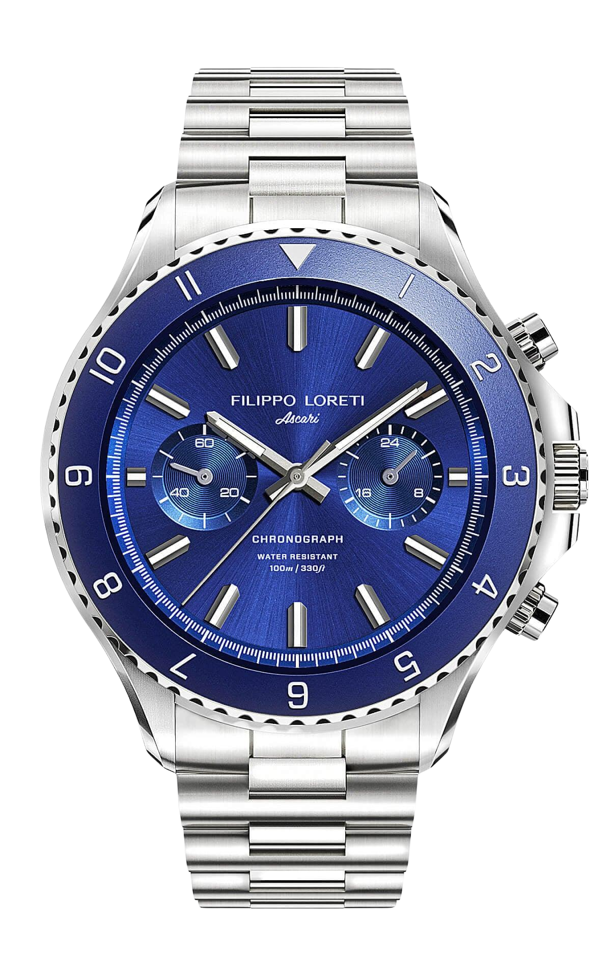 Ascari Deep Blue Steel Link