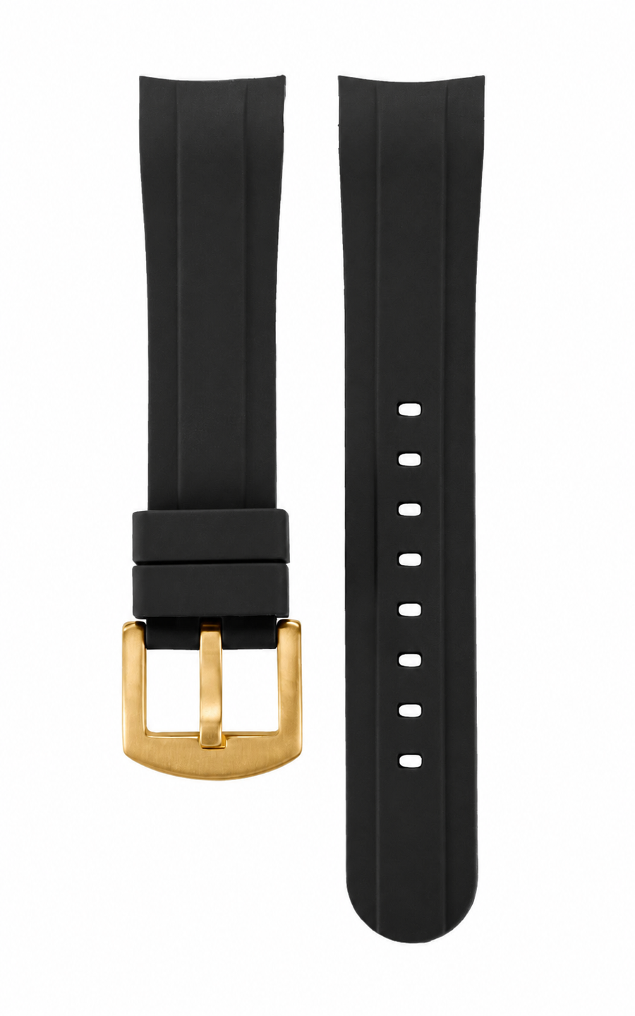 Silicone strap Gold buckle