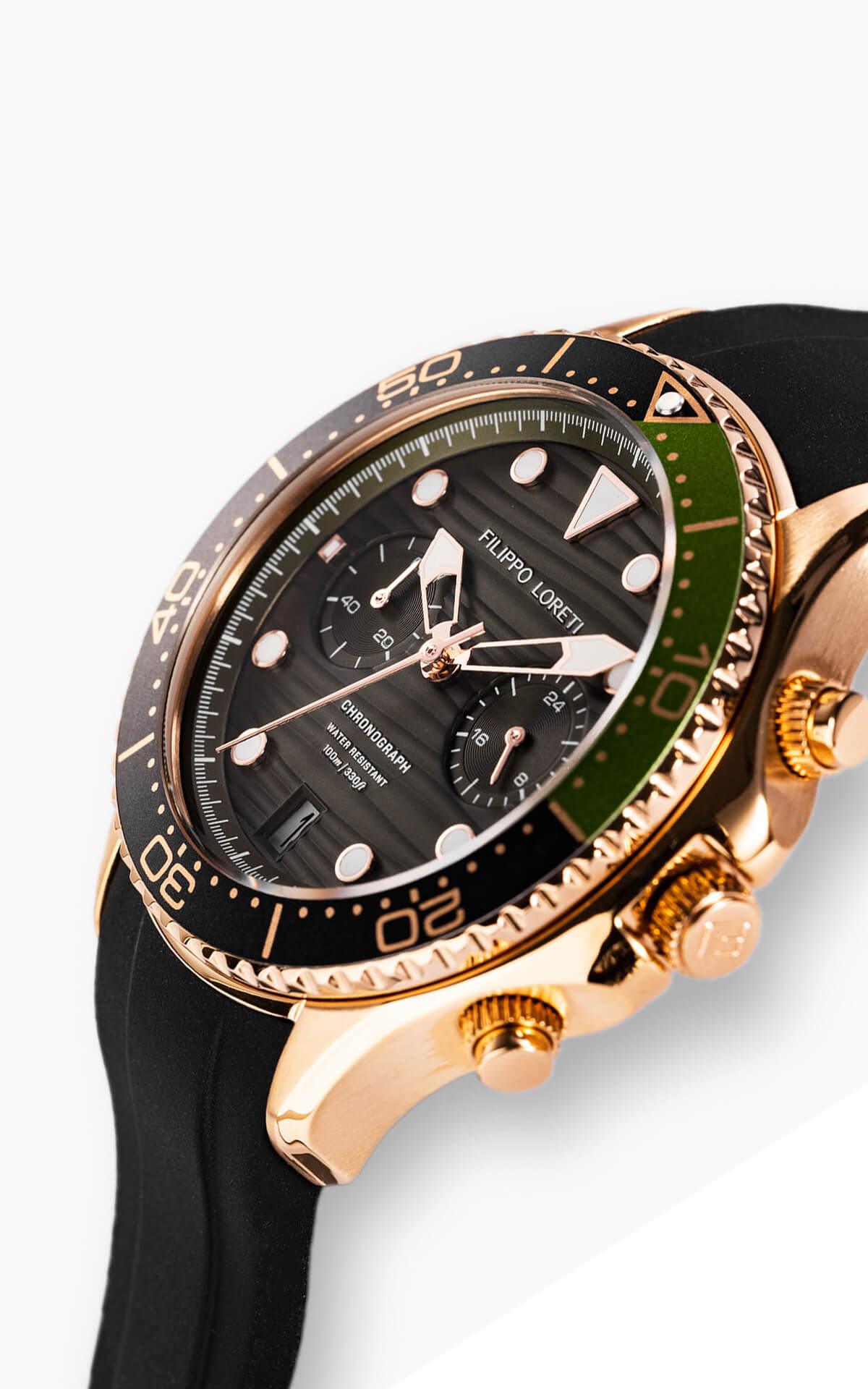 Marino Gold Black Rubber - Filippo Loreti