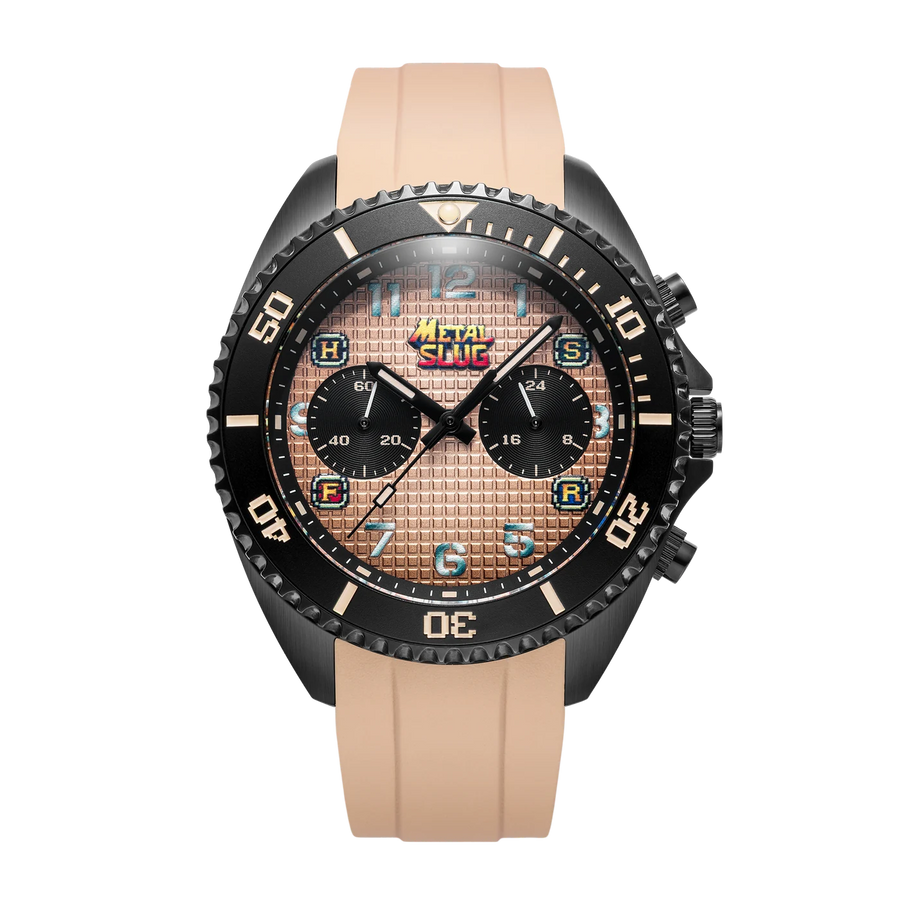 Metal Slug Desert Raid on rubber strap, front view