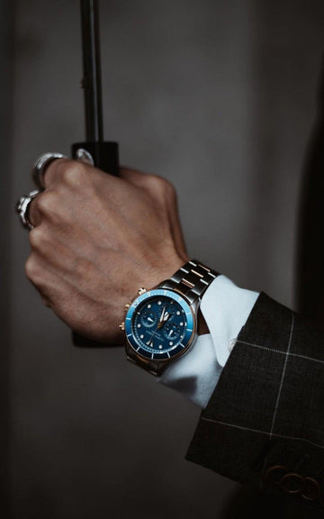 Odyssey Two Tone Gold Blue Link - Filippo Loreti
