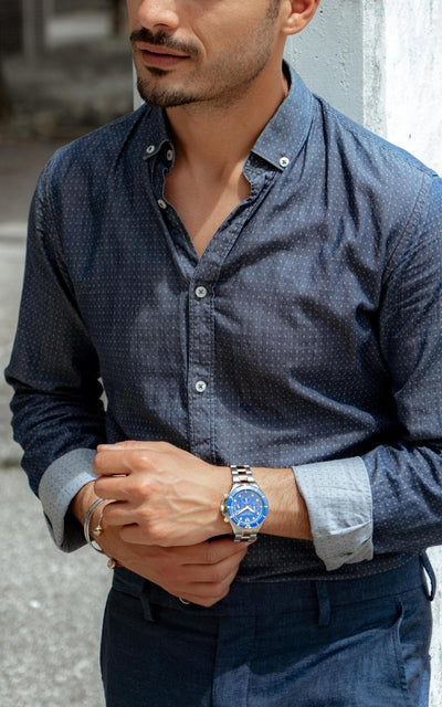 Odyssey Two Tone Gold Blue Link - Filippo Loreti