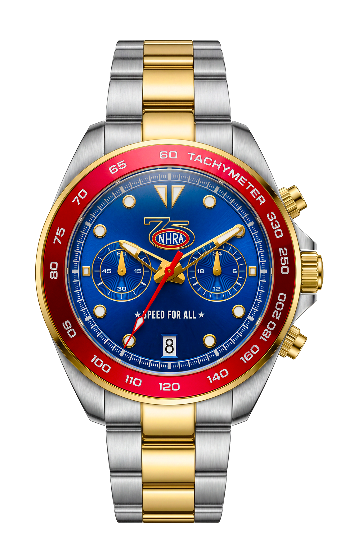 NHRA 75 Red & Blue Chronograph