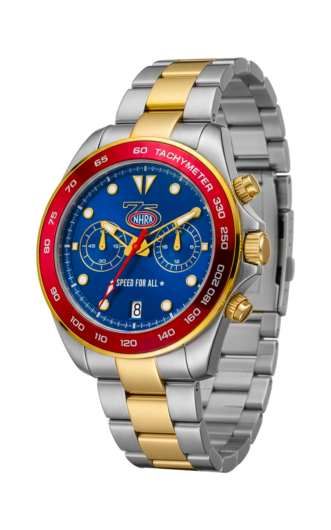 NHRA 75 Red & Blue Chronograph