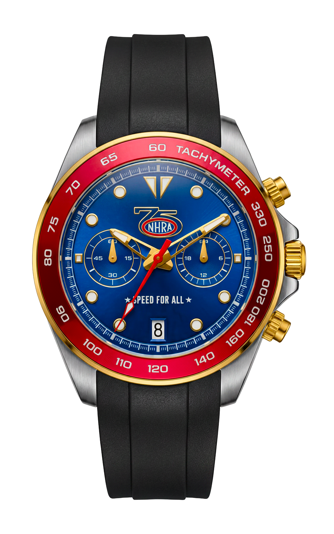 NHRA 75 Red & Blue Chronograph