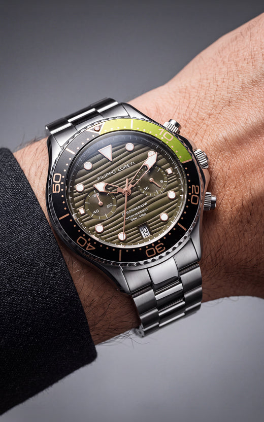 Marino Steel Green Link