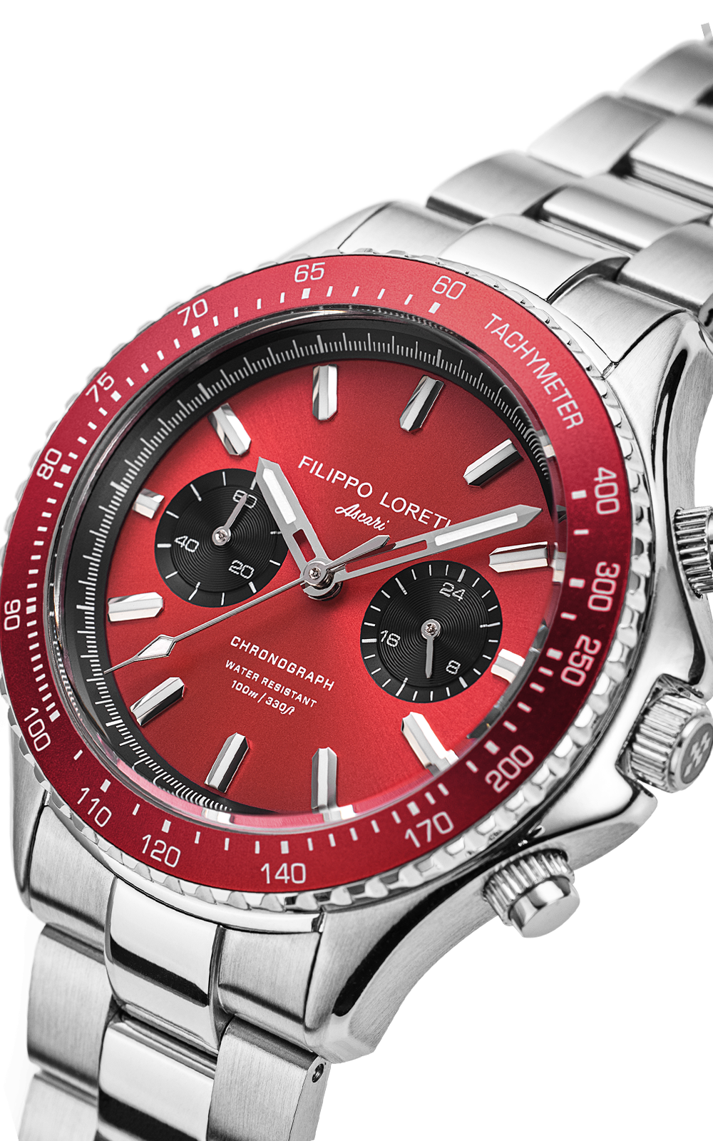 Ascari Red Racing Bracelet | Filippo Loreti Watch – Filippo Loreti
