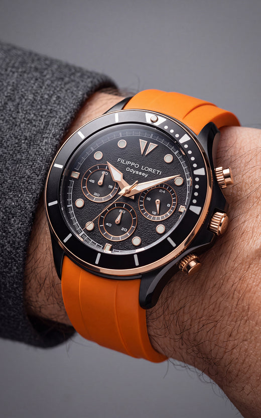 Odyssey Rose Gold Regatta Chrono Tiger